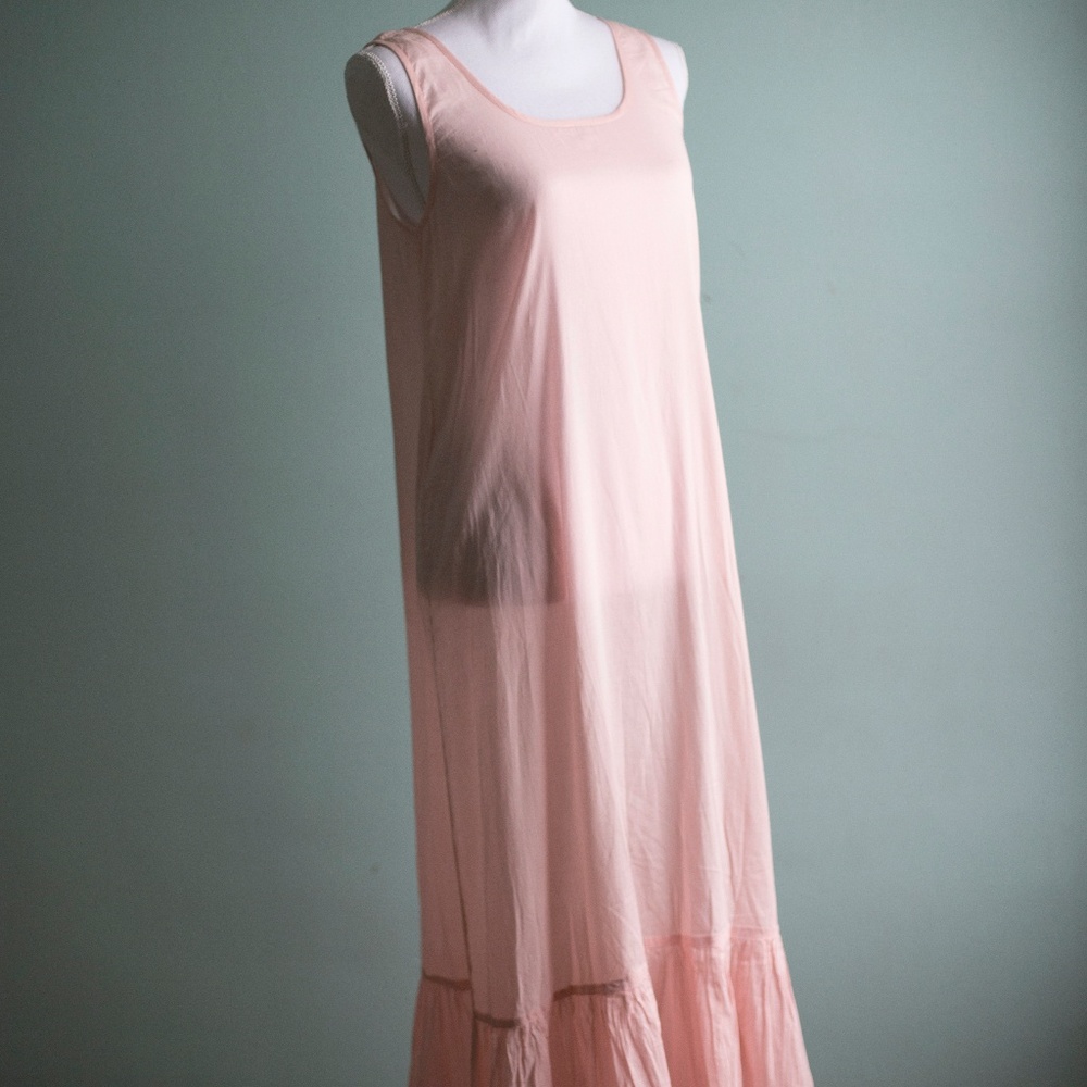 Vintage Pink Slip Dress